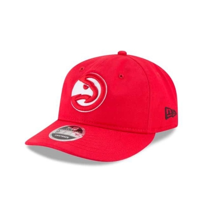 Red Atlanta Hawks Hat - New Era NBA Team Choice Retro Crown 9FIFTY Snapback Caps USA9425061